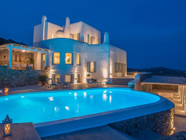 Velanos Villa Mykonos – 8 min from Super Paradise!