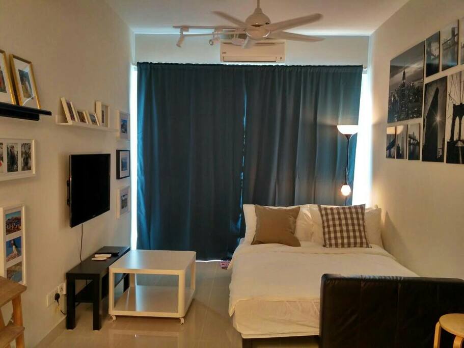 Living Room with Sofa Bed