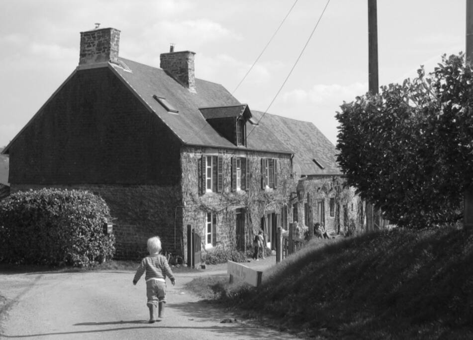 'Kestrel Winter Cottage' attached to the main farmhouse at Le Hamel Roger.