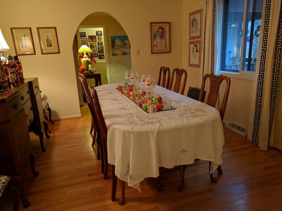 Formal dining room.
