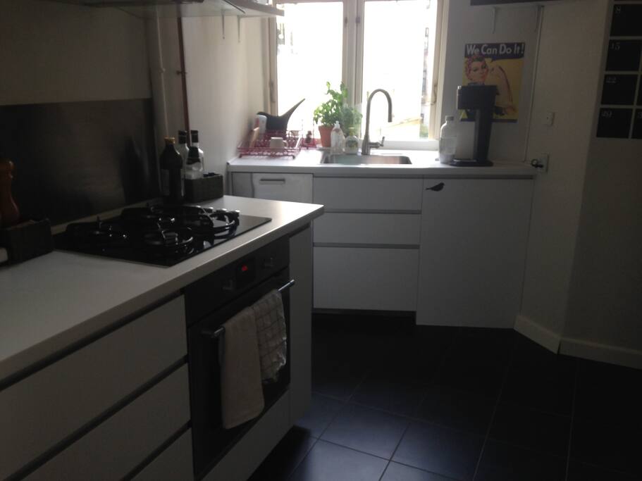Our kitchen is fully equipped and newly renovated