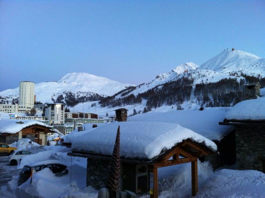 Vista dal balcone - View