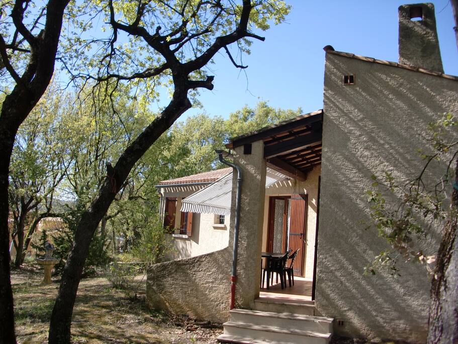 Terrasse vue de côté