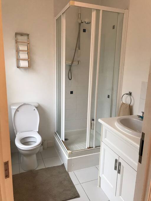 Private en-suite with shower
