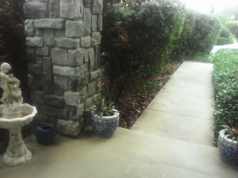 Front Walkway that leads to your relaxed time in North County