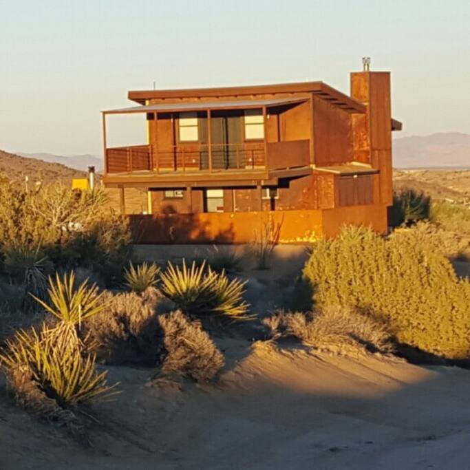The front of our 1953 homestead cabin.