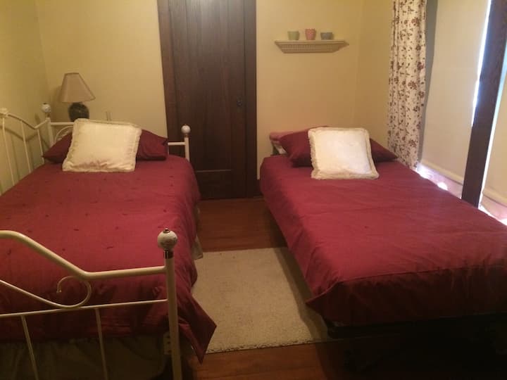 This is what it looks like with both beds up. 