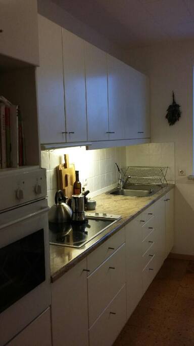 The kitchen, small but cosy
