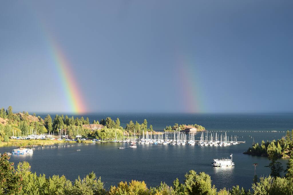 Watch the lake from your own deck!
