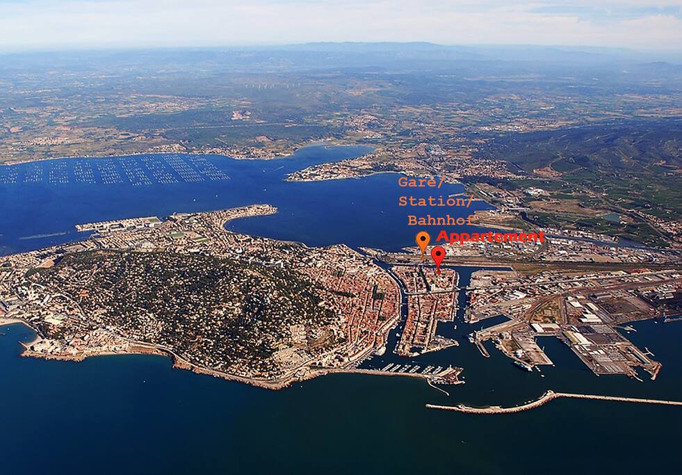 Hope to see you soon on the Almost Island of Sète and the lake of Thau (Nous espérons de vous voir bientôt sur la presqu'ile de Sète et le bassin de Thau / Wir hoffen Sie bald auf der "Halbinsel" Sète und am Bassin von Thau zu begrüßen)