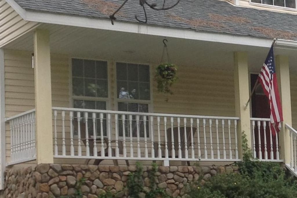 Enjoy time on the front porch!