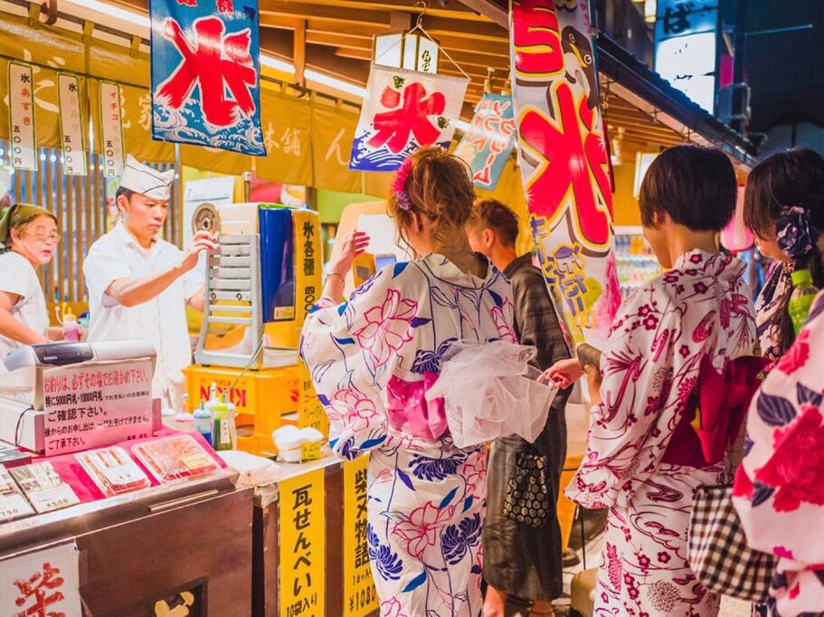 东京 日本夏日祭 和我在烟花下的街头走一走 东京旅游攻略 尽在airbnb爱彼迎
