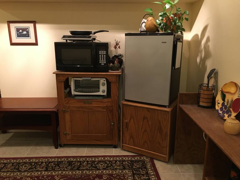 kitchenette area