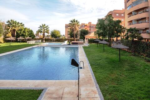 Beautiful views of Seville, from San Juan Alto