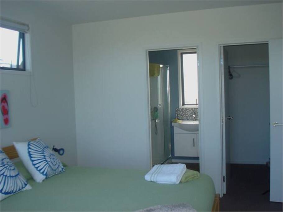 Master bedroom and ensuite