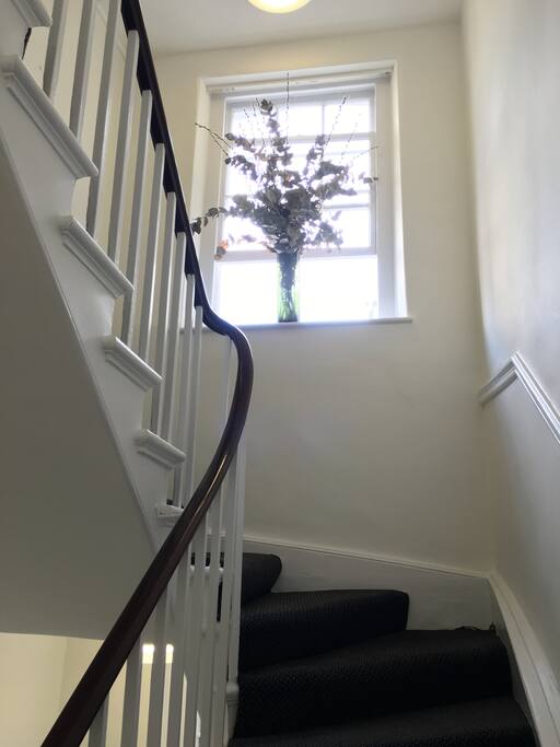 Stairs to apartment