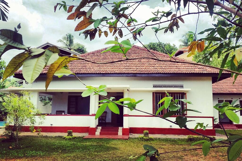 Entrance to bungalow