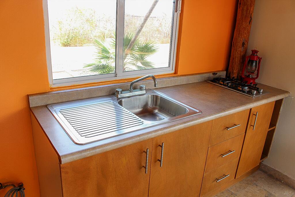 Cabin #1 kitchen