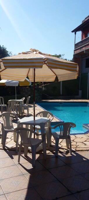 Piscina visão inferior