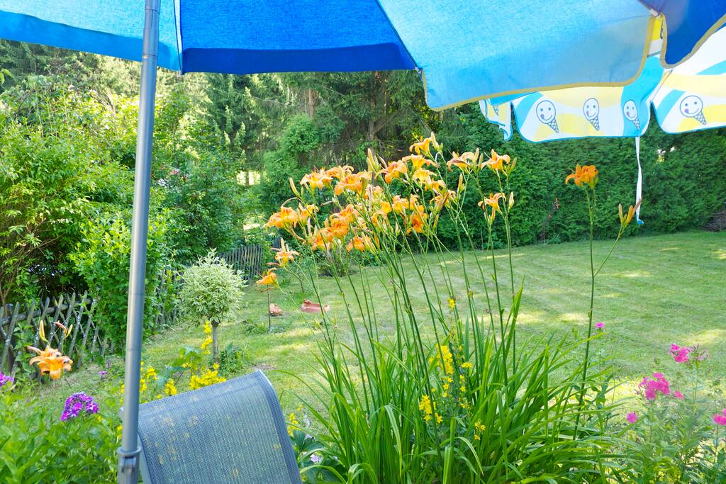 grossen Garten zum Spielen, Relaxen in der Sonne