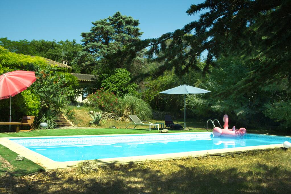 La piscine et sa terrasse à votre disposition