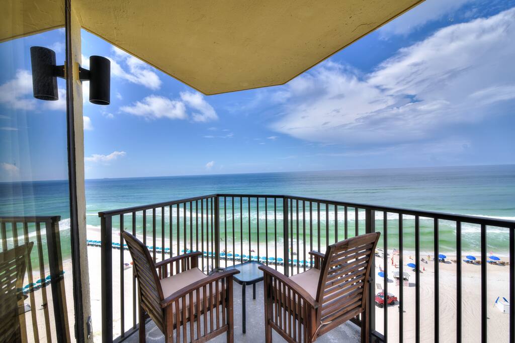 Private beachfront balcony!