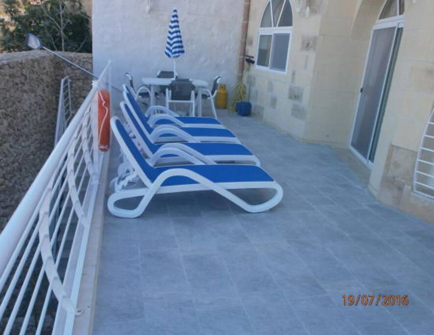 Part of outside area