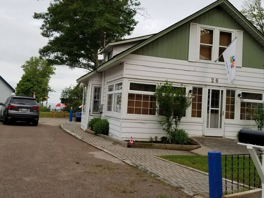 The 4 bedroom cottage is spacious and offers a cottage like atmosphere.