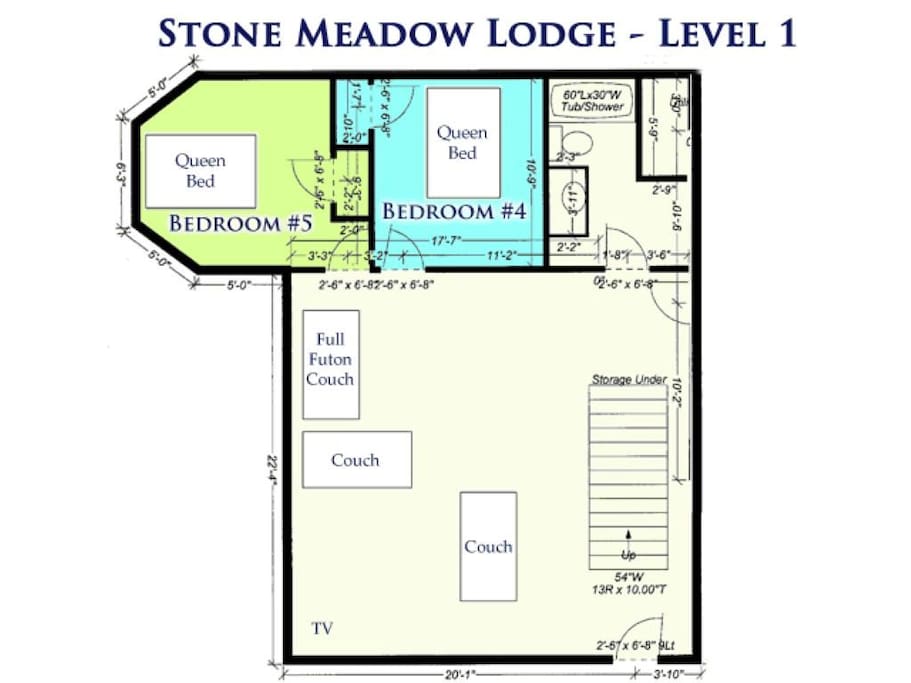 Floor plans level 1