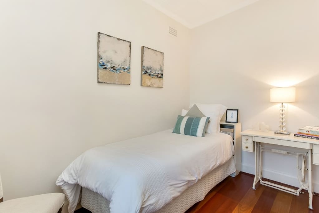 Our twin room can be made to two singles or a queen