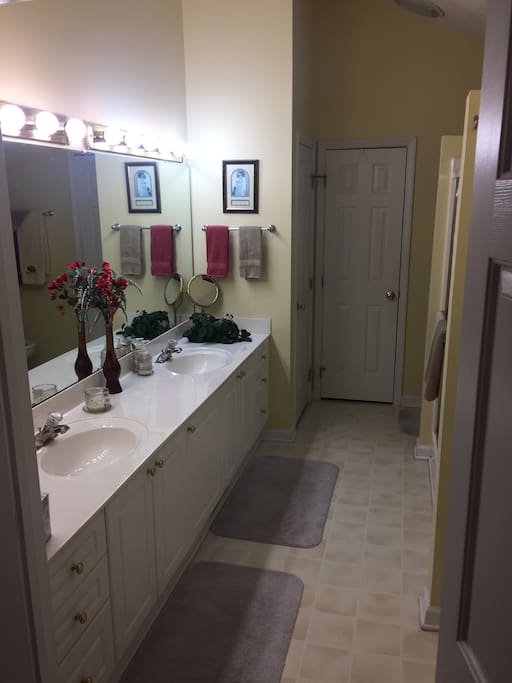 Master Bathroom, Dual vanity