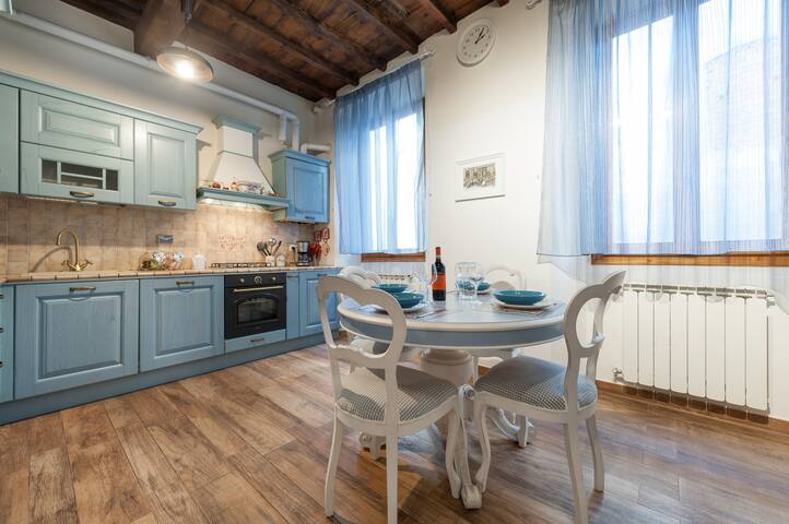 In the centre of Florence near the Duomo