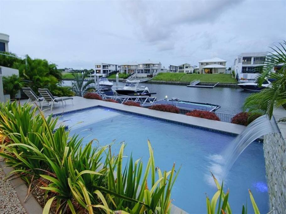 Cool off in the beautiful pool.