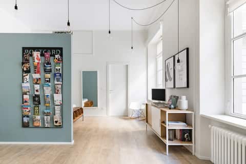 Clock Loft.
Sparkling and modern open space just a stone's throw from Mole Antonelliana