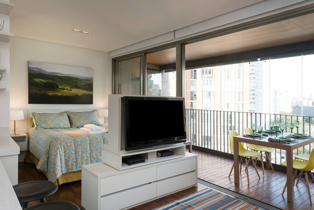 Vista geral do apartamento