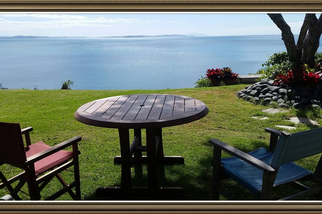 The sea view