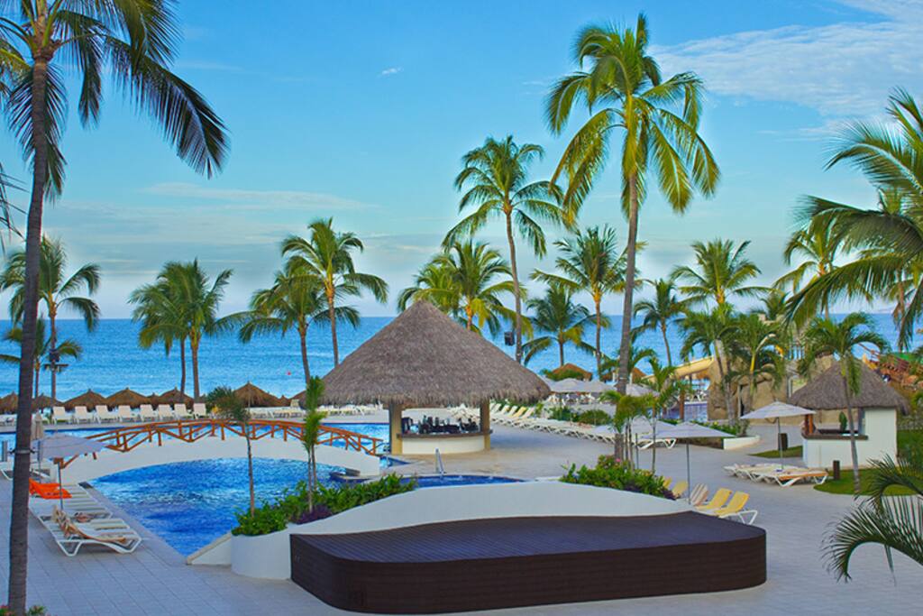 Pools by the ocean