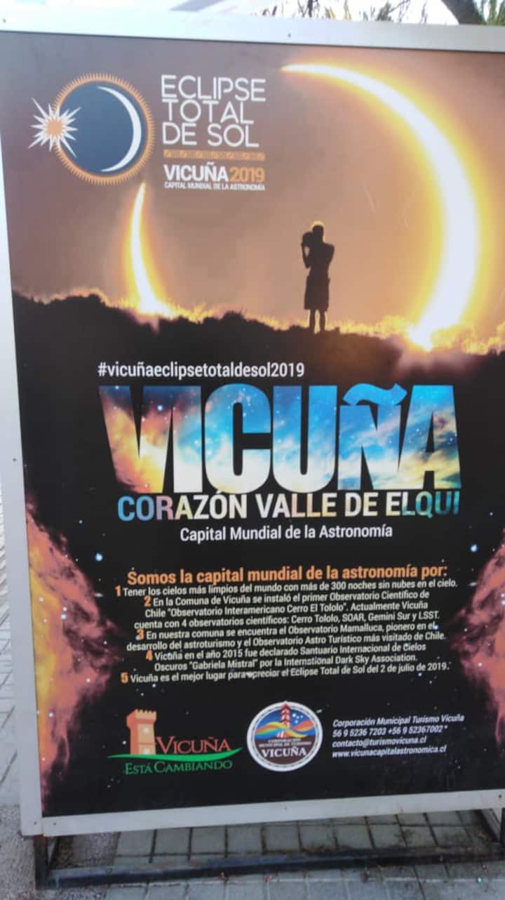 1. obrázok ponuky Dom v Vicuñe na ubytovanie pred zatmením