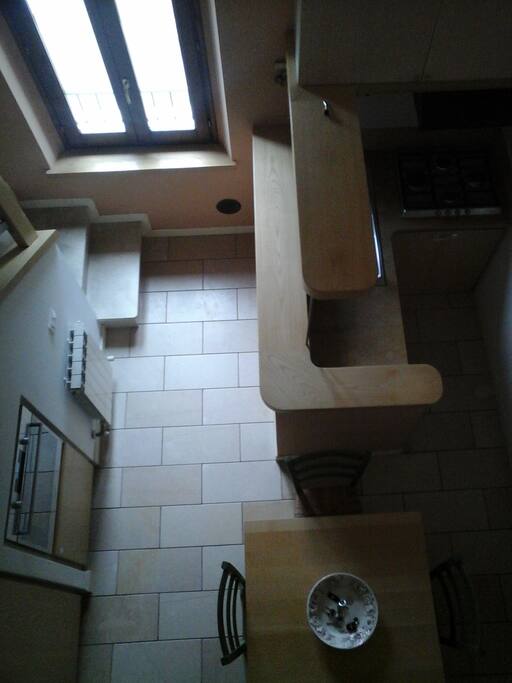 cucina vista dal soppalco 2