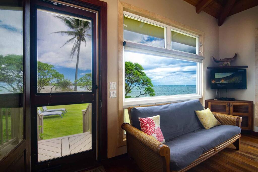 Relax on the beachfront.