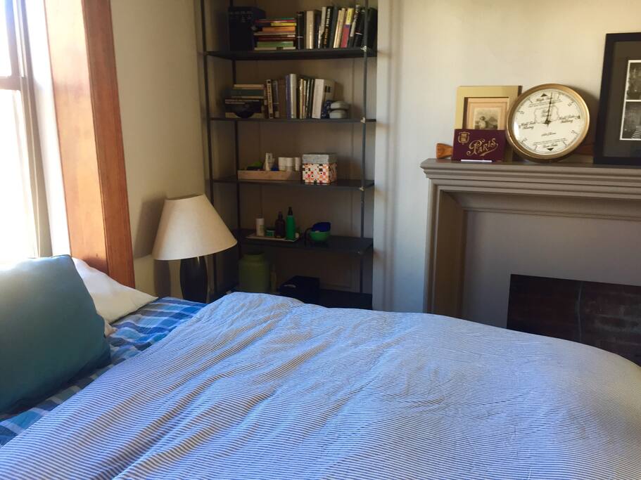 North-facing bedroom
