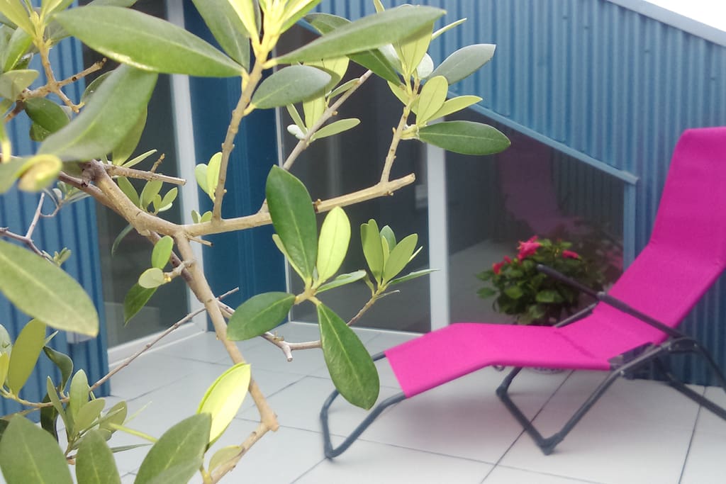 Solarium sur le toit sans le moindre vis-à-vis
