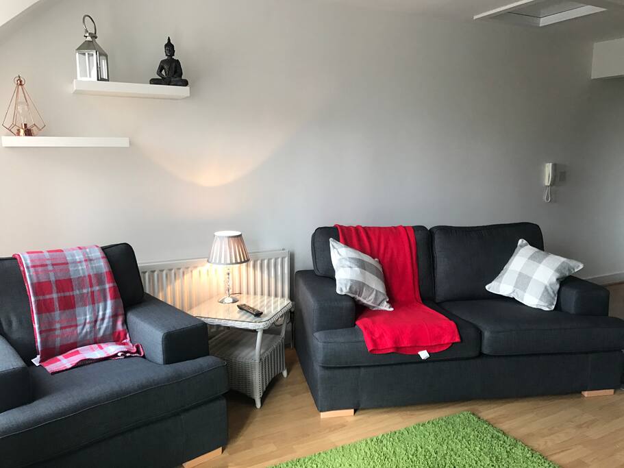 Newly decorated living area