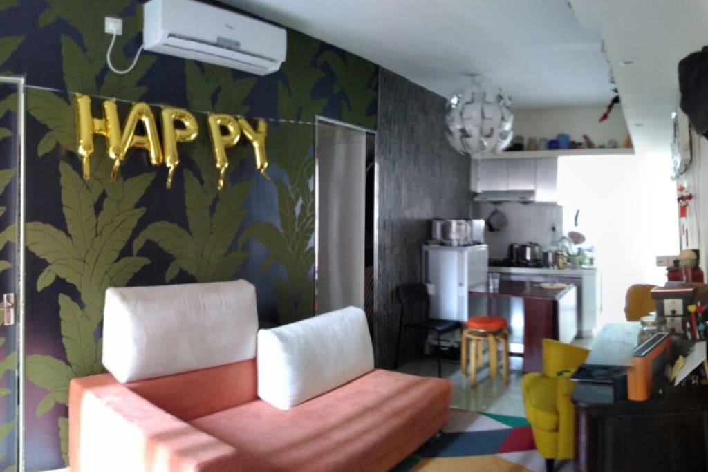 The view from the entrance door