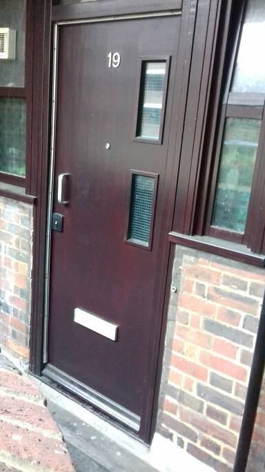 Please ensure you lock this door on entering and leaving the property.