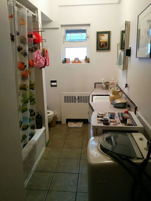 Large bathroom.