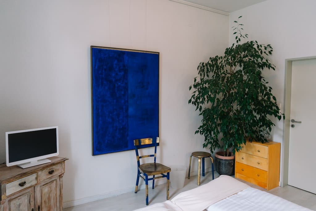 Wenn man morgens aufwacht, schaut man ins Blau (kommt von Formentera)