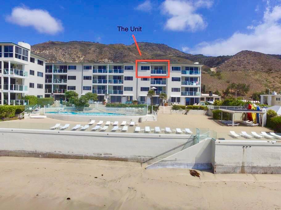 Malibu Terrace is a top floor unit