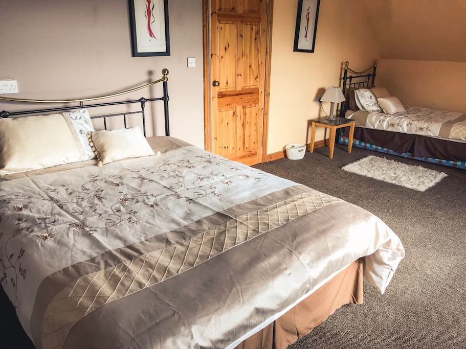 Bedrooom includes a double and single bed