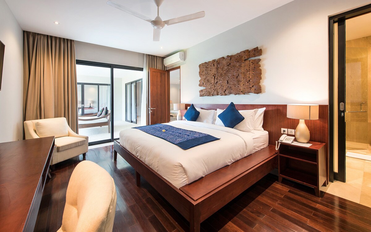 床位4 -可设置一张特大号床或单人床